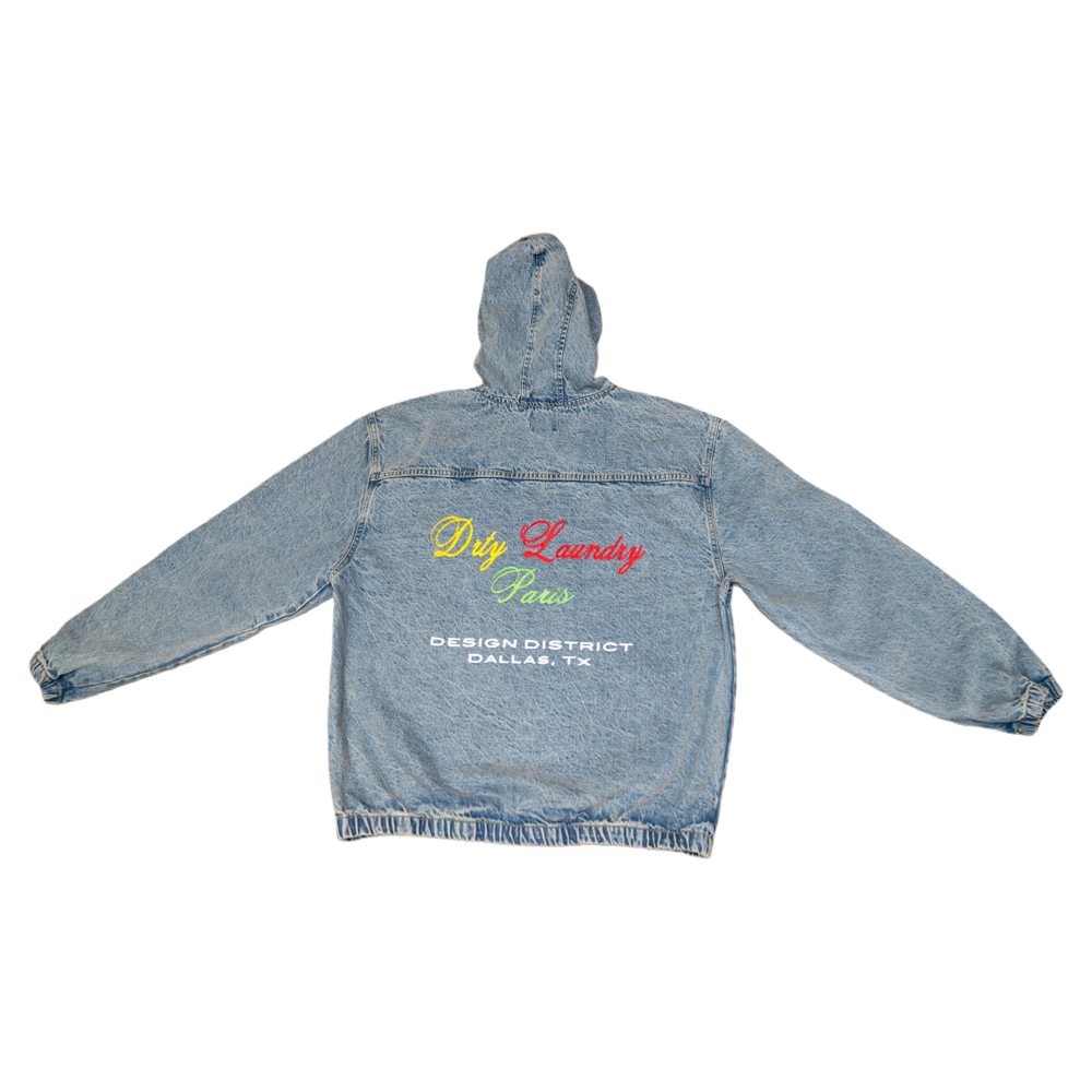 Denim Hoodie Logo Hoodie (Unisex)