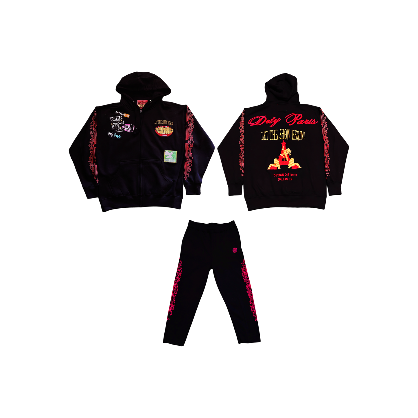 DRTYLP PATCHWORK SWEATSUIT